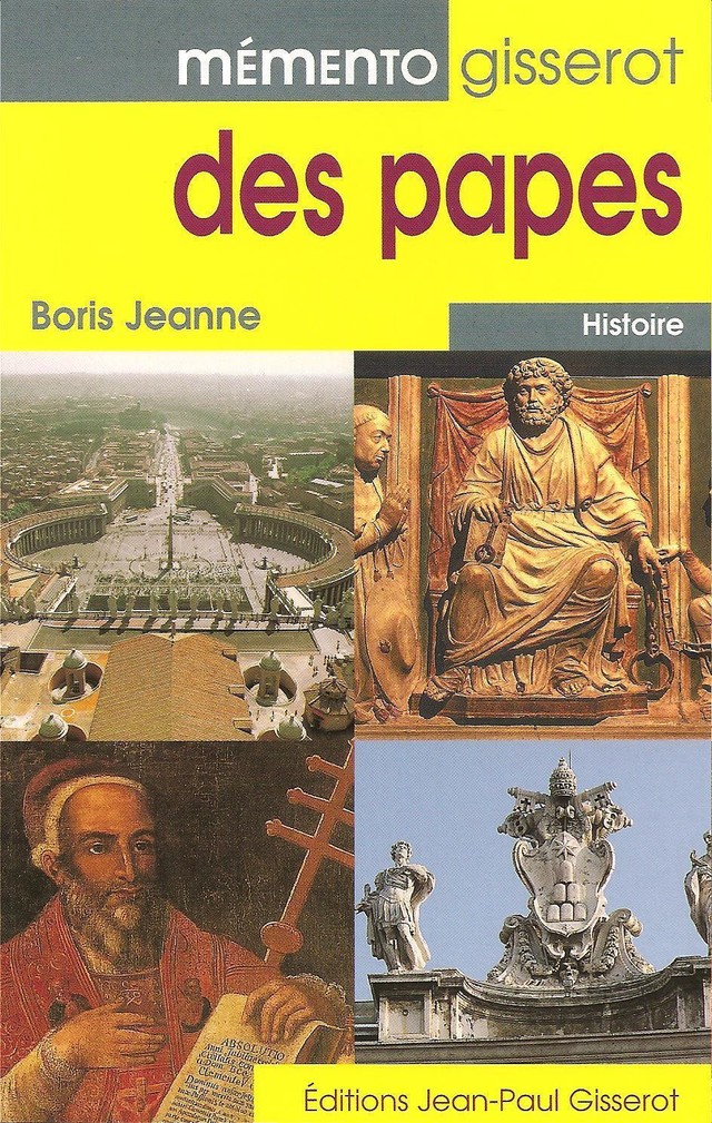 Mémento Gisserot des papes - Boris Jeanne - GISSEROT