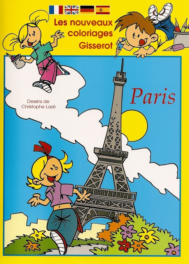 Paris - Coloriages - Christophe Lazé - GISSEROT