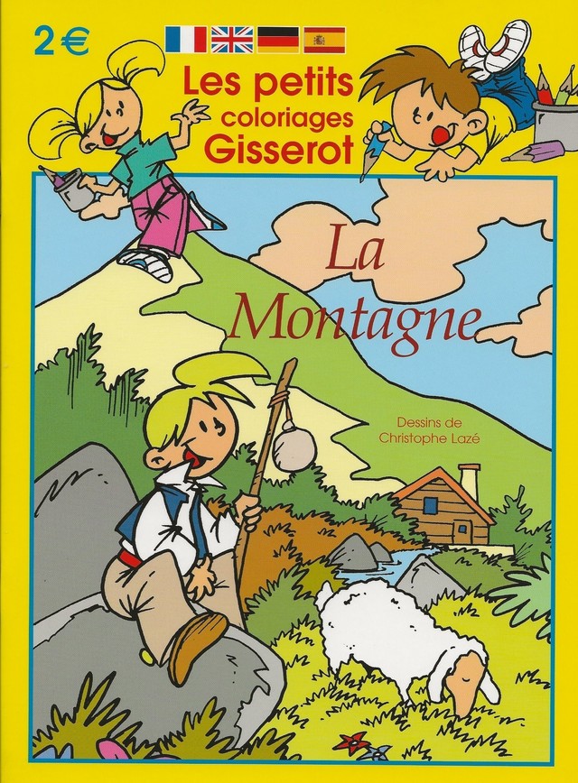 La montagne - Petits coloriages - Christophe Lazé - GISSEROT